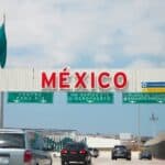 crossing the border when traveling to mexico by car