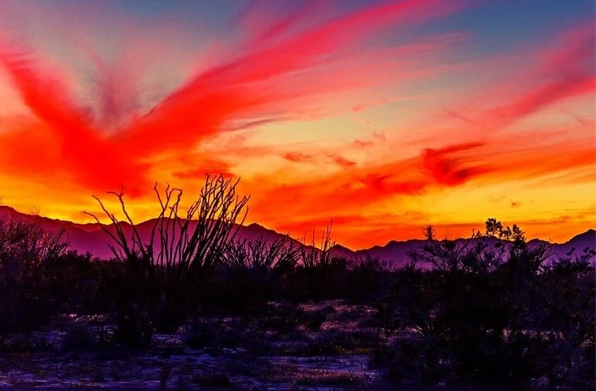 A sunset in San Felipe, Baja Mexico