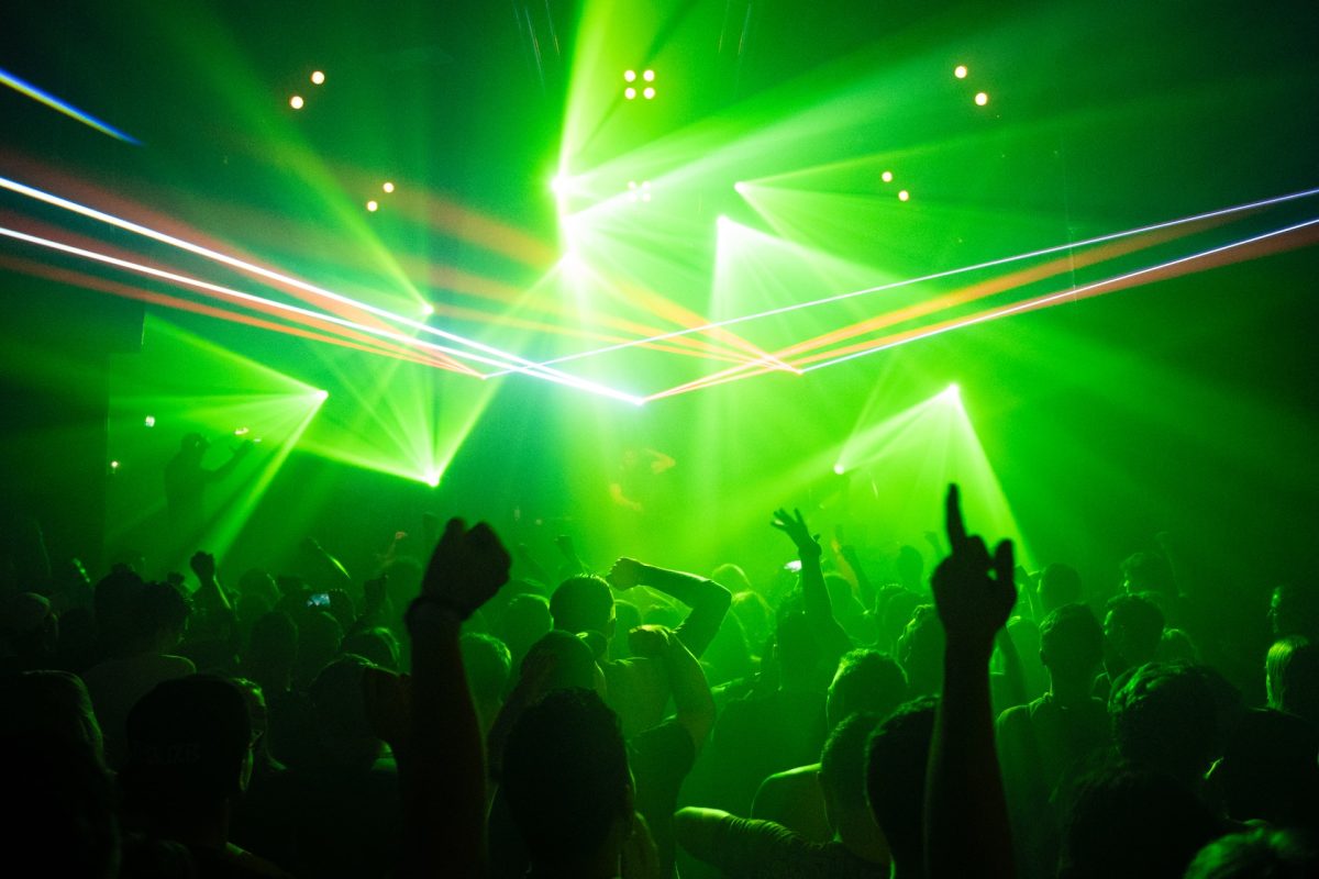 People dancing in a night club in Tijuana
