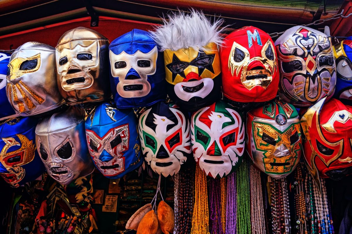 masks for Lucha Libre Match, Tijuana Mexico